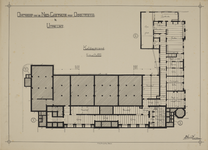 217247 Plattegrond van de kelderverdieping van het Ooglijdersgasthuis (F.C. Dondersstraat 49) te Utrecht.N.B. Het adres ...